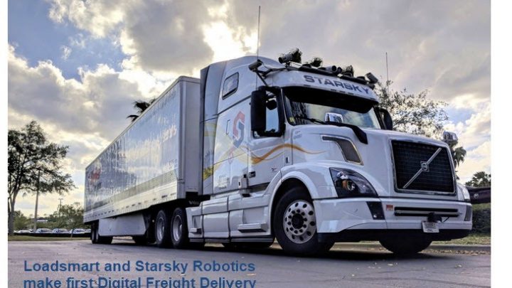 Loadsmart and Starsky Make First Start-to-Finish Autonomous Truck Delivery