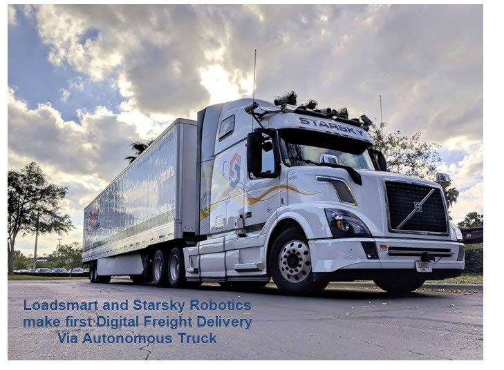 Loadsmart and Starsky Make First Start-to-Finish Autonomous Truck Delivery