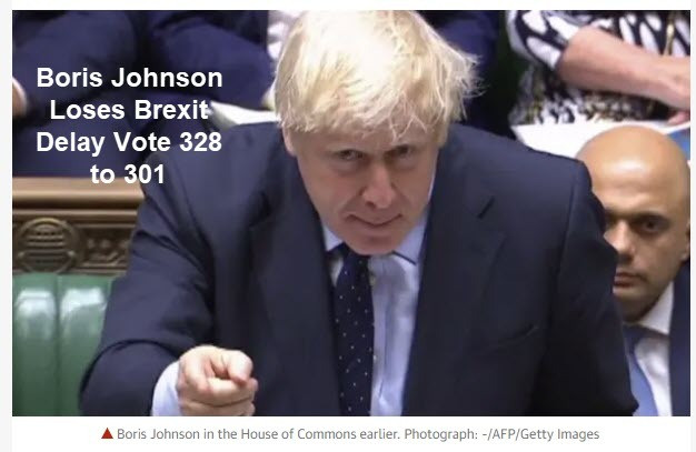 Boris Johnson Loses Brexit Delay Vote 328 to 301, 21 Tories Rebel: What’s Next?