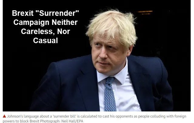 Brexit “Surrender” Strategy: Winning Ugly