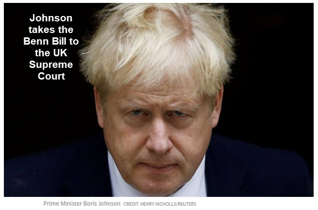 Boris Johnson Takes “No Deal” Fight to UK Supreme Court