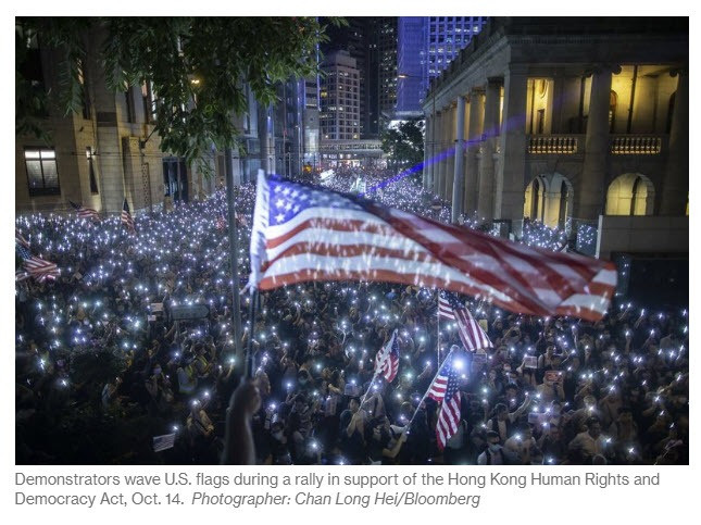 US House of Representatives Supports Hong Kong Protests