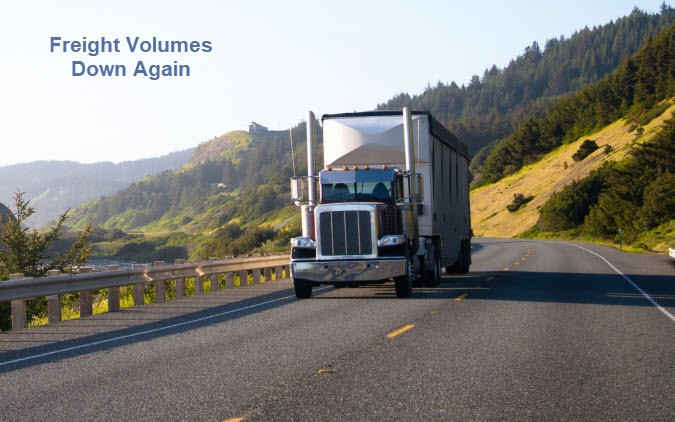 Recession Warning: Freight Volumes Negative YoY for 11th Straight Month