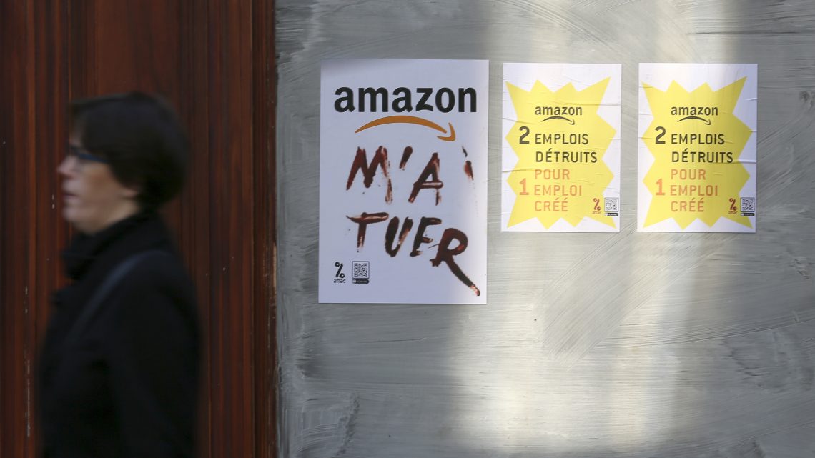 French Activists Are Dumping Old Fridges on the Road to Stop Amazon From Making Deliveries