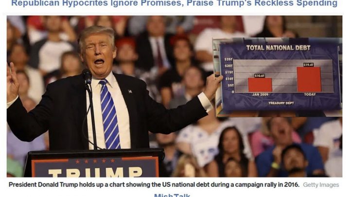 Republican Hypocrites Ignore Trump’s Lies, Praise Irresponsible Budget