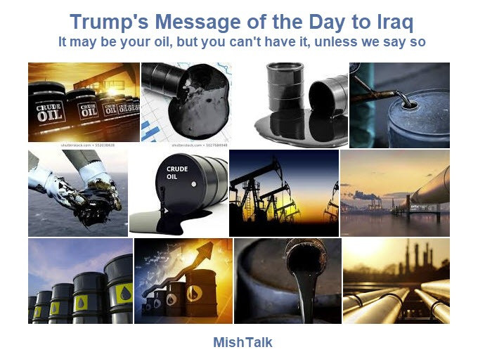 Trump Threatens Iraq’s Oil Accounts if Troops Told to Leave