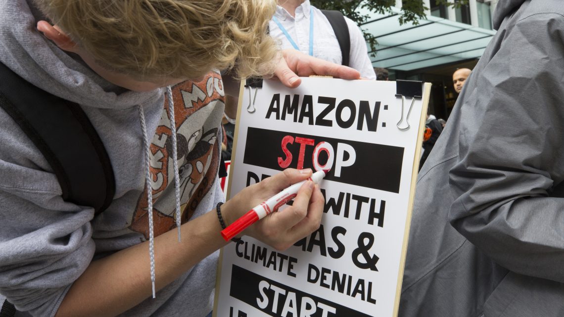 Amazon Threatened to Fire Workers Who Spoke Out About the Company’s Carbon Footprint