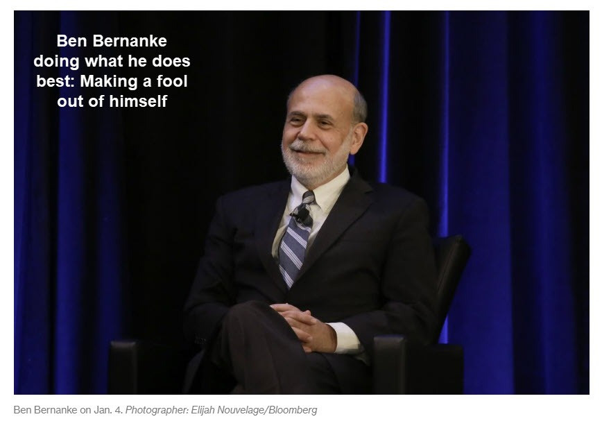 Ben Bernanke Just Won’t Stop Making a Fool Out of Himself