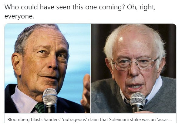 Assassination? Bloomberg Says No, Rand Paul and Bernie Say Yes