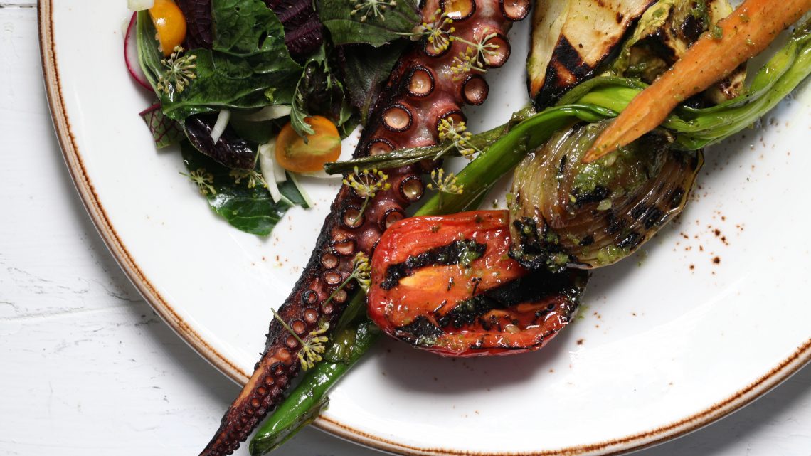 Confit and Grilled Octopus Recipe