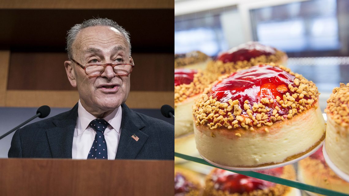 No, Taxpayers Didn’t Pay $8,600 to Buy Cheesecake for Chuck Schumer