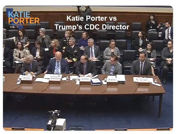 Rep. Katie Porter Makes Trump’s CDC Director Look Like a Fool