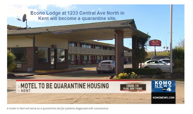Econo Lodge Now a Quarantine Village, 10 Dead in Washington