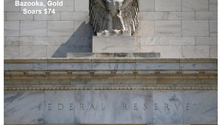 Fed Fires Bazooka of New Unlimited Market Interventions, Gold Soars