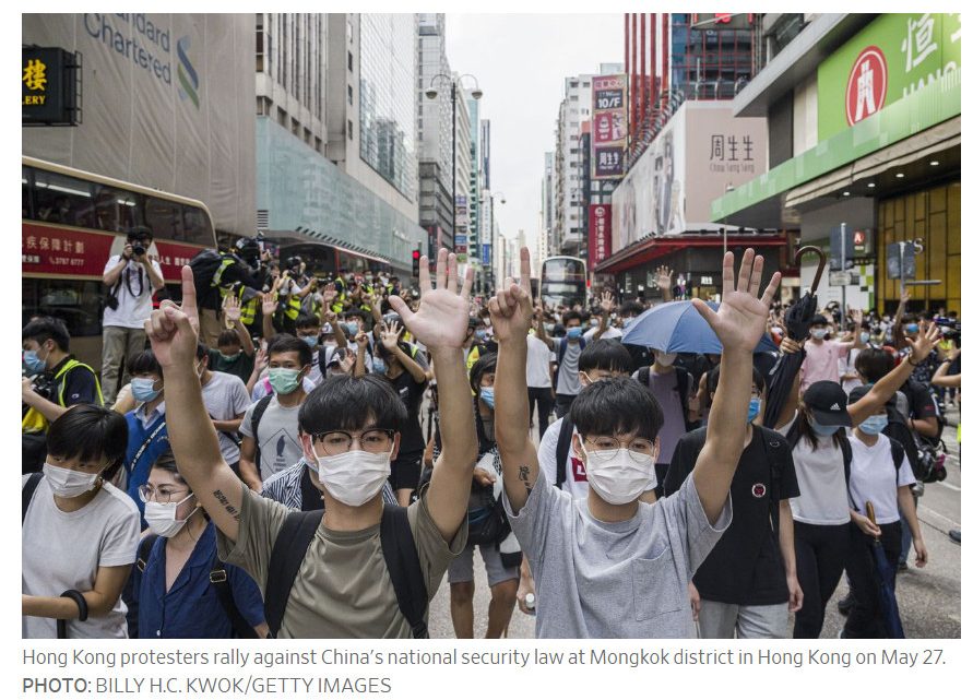 China Imposes Laws on Hong Kong in a Bid to Crush Anti-Beijing Protests
