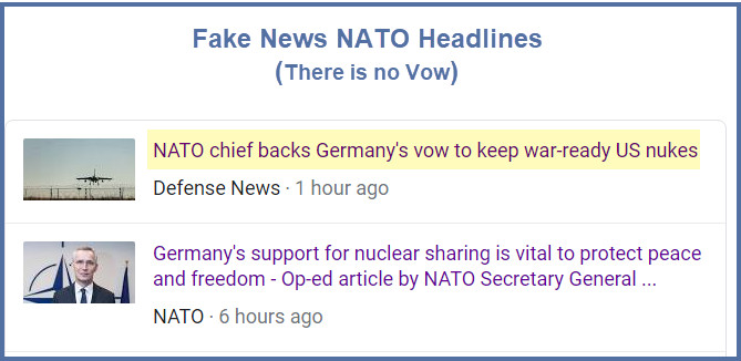 Beginning of the End of German Support for NATO