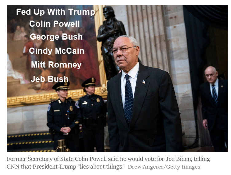 The Trump Spotlight Shifts to Colin Powell