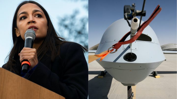 AOC Wants to Know Why the Hell a Predator Drone Was Spying on Protesters