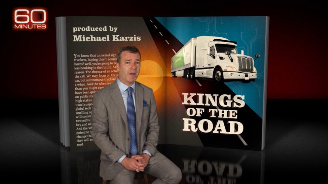 60 Minutes: Self-Driving Trucks Will Soon Be Kings of the Road