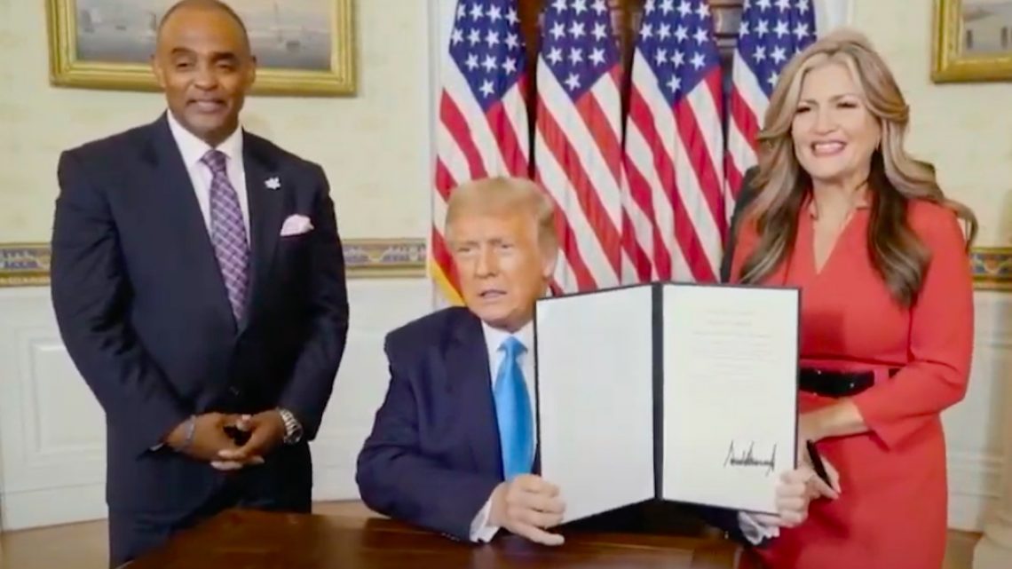 Trump Just Handed Out a Presidential Pardon on TV