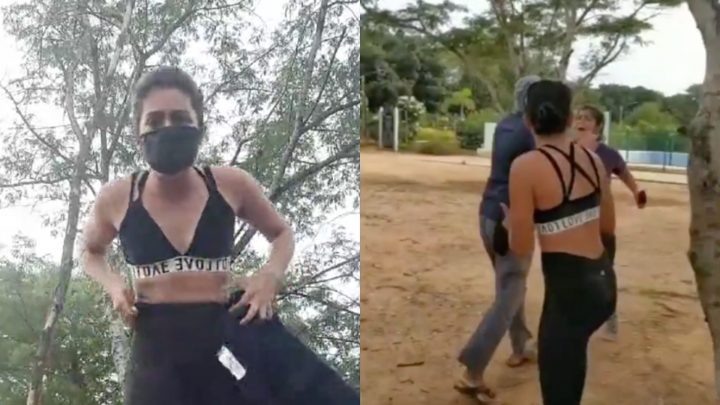 Politician Attacks Indian Actress for Wearing Sports Bra While Working Out in a Park