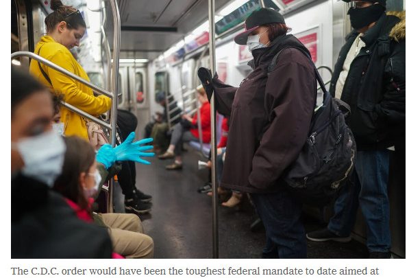 Trump Blocked CDC From Requiring Masks on Public Transportation