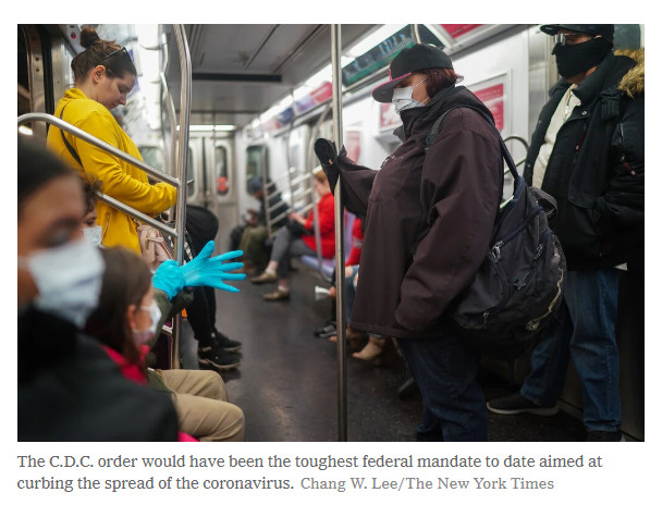 Trump Blocked CDC From Requiring Masks on Public Transportation