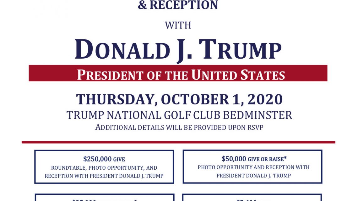 Trump Mingled Mask-Less at Golf Club Fundraiser