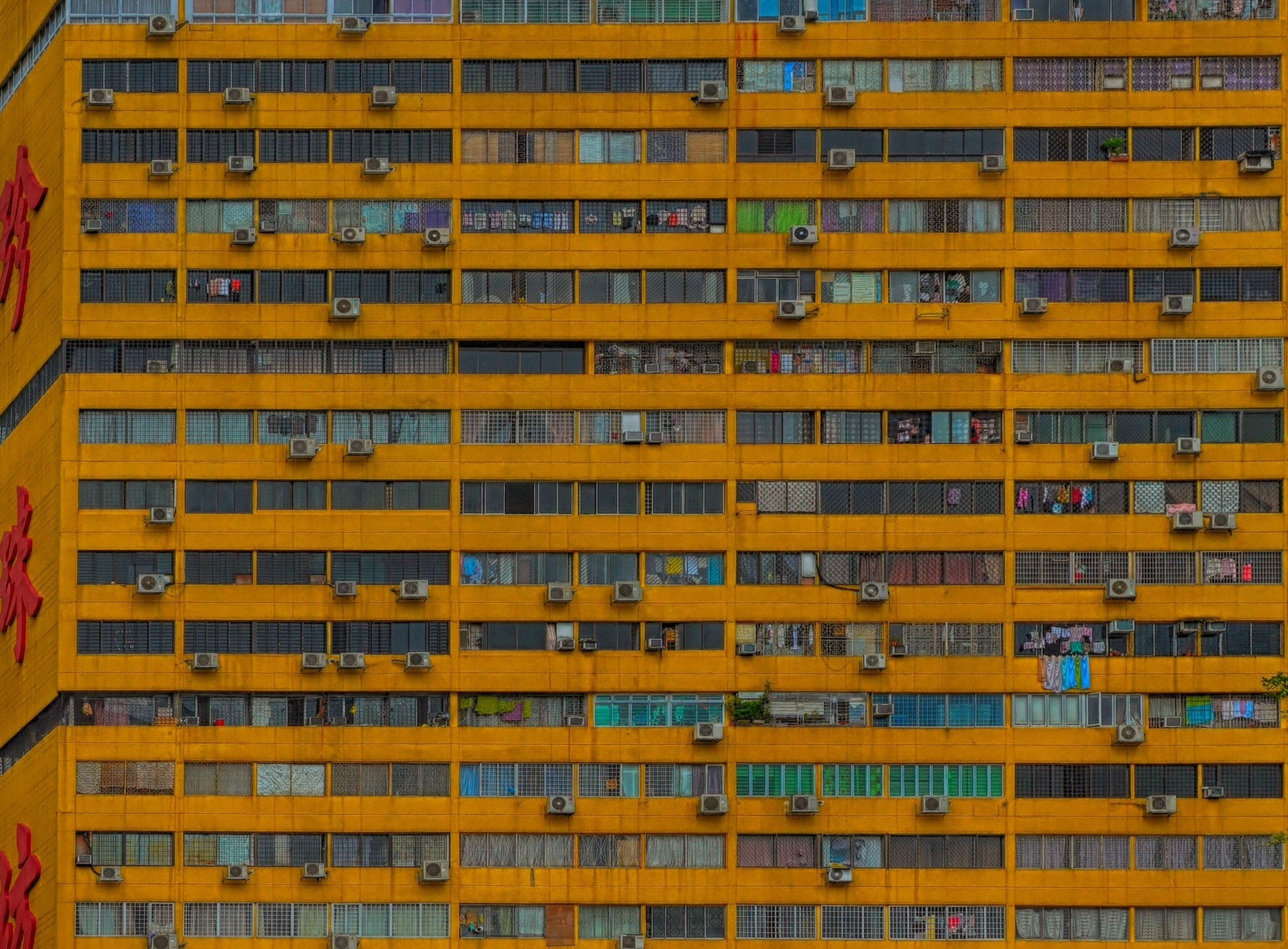 A full frame shot an old apartment building in Singapore. PHOTO: Günter Rungenhagen / EyeEm