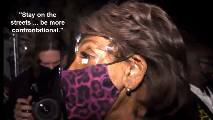Maxine Waters Should Be Expelled From Congress For Inciting Violence